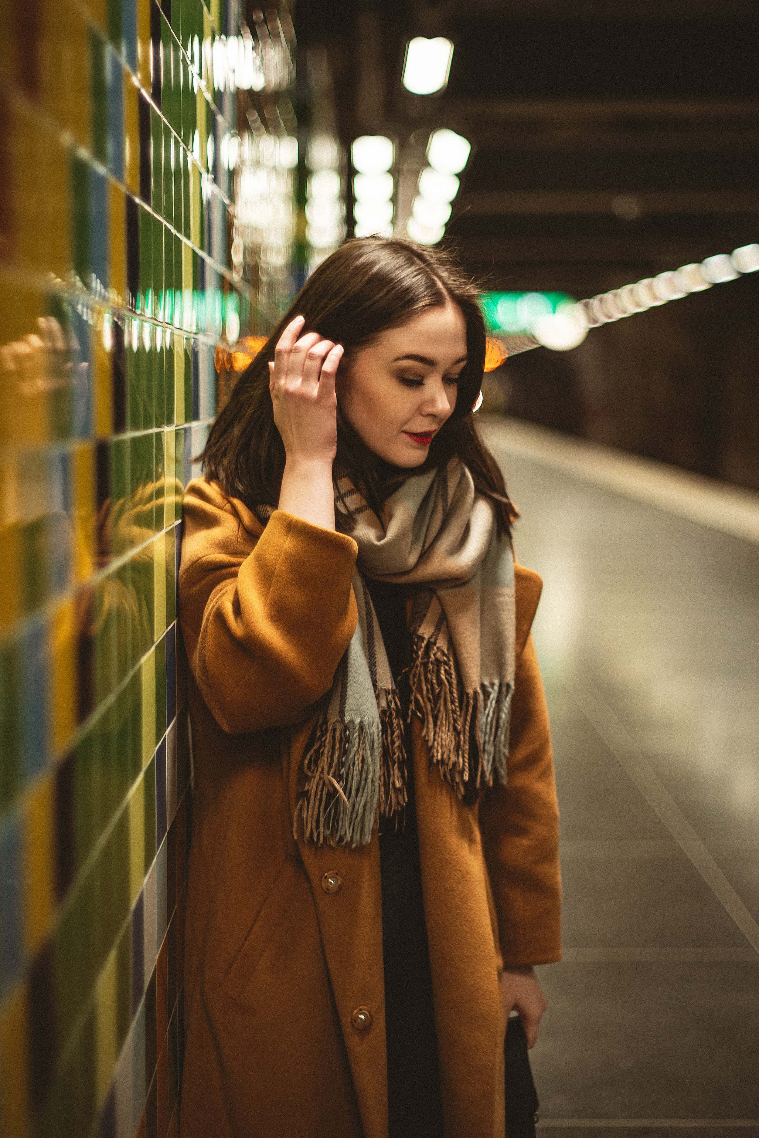 Artistic Portraits in Stockholm’s Subway: A Theater Coach at Solna Strand and Västra Skogen — photograph 12 of 17